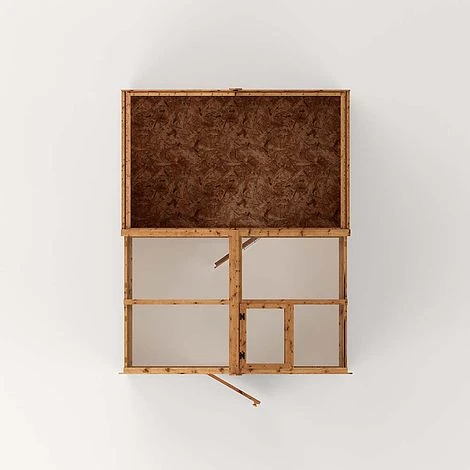 Waltons 8 X 6 Wooden Greenhouse And Garden Shiplap Storage Shed Combi 11 Waltons 8 X 6 Wooden Greenhouse And Garden Shiplap Storage Shed Combi - Image 9