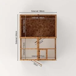 Waltons 8 X 6 Wooden Greenhouse And Garden Shiplap Storage Shed Combi 24 Waltons 8 X 6 Wooden Greenhouse And Garden Shiplap Storage Shed Combi -Plants Sales Store 004 001 0024203