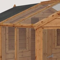 Waltons 8 X 6 Wooden Greenhouse And Garden Shiplap Storage Shed Combi 21 Waltons 8 X 6 Wooden Greenhouse And Garden Shiplap Storage Shed Combi -Plants Sales Store 004 001 0024205