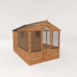 Waltons 10 X 6 Wooden Greenhouse And Garden Shiplap Storage Shed Combi 19 Waltons 10 X 6 Wooden Greenhouse And Garden Shiplap Storage Shed Combi -Plants Sales Store 004 001 00252011