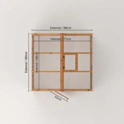 Waltons 6 X 6 Traditional Wooden Shiplap Tongue And Groove Greenhouse 20 Waltons 6 X 6 Traditional Wooden Shiplap Tongue And Groove Greenhouse -Plants Sales Store 004 003 0002202