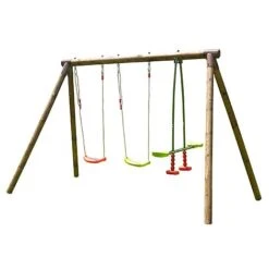 Soulet Pacco Wooden Swing Set -Plants Sales Store 004494 DET 01