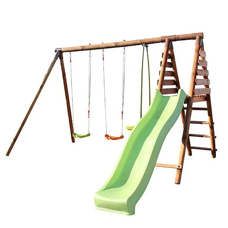 Soulet Violette Wooden Swing Set With Slide 7 Soulet Violette Wooden Swing Set With Slide - Image 5