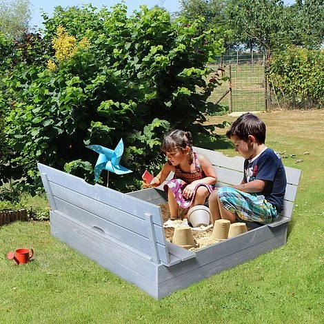 Soulet Sandpit With Folding Benches 120 X 120cm 3 Soulet Sandpit With Folding Benches 120 X 120cm