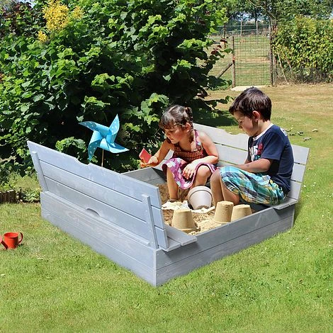 Soulet Sandpit With Folding Benches 120 X 120cm 5 Soulet Sandpit With Folding Benches 120 X 120cm - Image 3