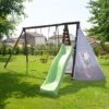 Soulet Camelia Wooden Swing Set With Slide 1 Soulet Camelia Wooden Swing Set With Slide -Plants Sales Store 004636 AMB 01
