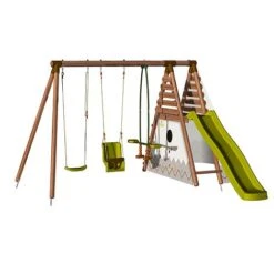 Soulet Camelia Wooden Swing Set With Slide 20 Soulet Camelia Wooden Swing Set With Slide -Plants Sales Store 004636 DET 04