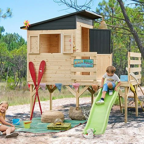 Soulet Portland Playhouse With Slide 10 X 8 7 Soulet Portland Playhouse With Slide 10 X 8 - Image 5