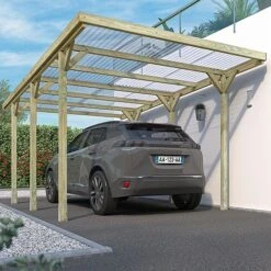 Cerland Jean Wooden Carport 3 X 5m