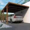 Cerland Victor Wall Mounted Wooden Carport 3 X 5m 1 Cerland Victor Wall Mounted Wooden Carport 3 X 5m -Plants Sales Store 004921 AMB HD