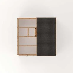 Waltons 8 X 8 Wooden Shiplap Tongue And Groove Greenhouse And Combi Garden Storage Shed -Plants Sales Store 005 00012010