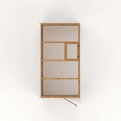 Waltons 8 X 4 Traditional Lean To Wooden Shiplap Tongue And Groove Greenhouse -Plants Sales Store 04GREENLEAN0804 V220Plan20DO20B