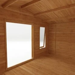 5m X 3m Retreat Log Cabin - 28mm Double Glazed -Plants Sales Store 0634AXNE0503HGDD2MW Studio Detail003