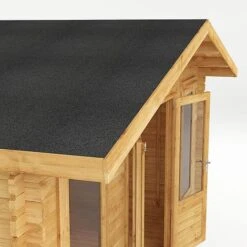 5m X 3m Retreat Log Cabin - 28mm Double Glazed -Plants Sales Store 0634AXNE0503HGDD2MW Studio Detail005