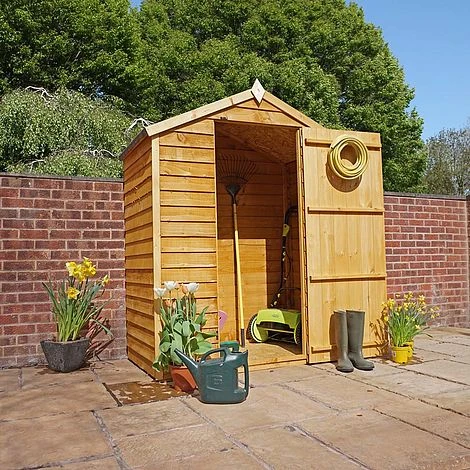 5 X 3 Waltons Overlap Apex Wooden Garden Shed 5 5 X 3 Waltons Overlap Apex Wooden Garden Shed - Image 3