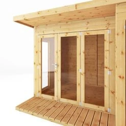 Waltons 10 X 8 Wooden Shiplap Tongue And Groove Contemporary Summerhouse With Side Shed 18 Waltons 10 X 8 Wooden Shiplap Tongue And Groove Contemporary Summerhouse With Side Shed -Plants Sales Store 20220812 SI 003 001 0022 Summerhouse DT Shiplap Pent 10x8 Shed Area Detail002