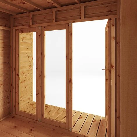 Waltons 10 X 8 Wooden Shiplap Tongue And Groove Contemporary Summerhouse With Side Shed 10 Waltons 10 X 8 Wooden Shiplap Tongue And Groove Contemporary Summerhouse With Side Shed - Image 8