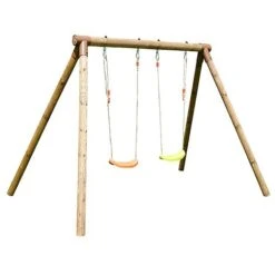 Soulet Alizee Double Wooden Swing Set -Plants Sales Store 215176