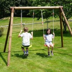 Soulet Alizee Double Wooden Swing Set -Plants Sales Store 215176 AMB 01