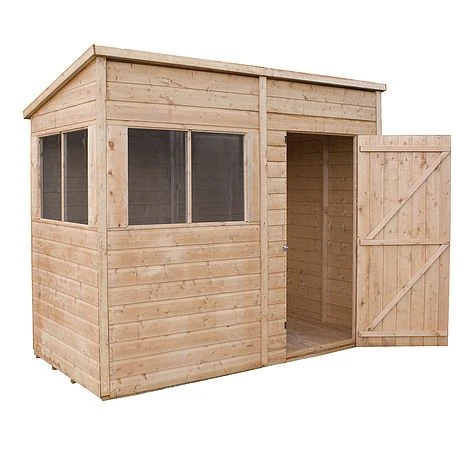 Waltons 8 X 4 Premium Shiplap Tongue And Groove Pent Roof Garden Storage Shed 9 Waltons 8 X 4 Premium Shiplap Tongue And Groove Pent Roof Garden Storage Shed - Image 7