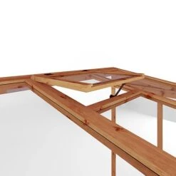 Waltons 8 X 4 Premium Wooden Shiplap Tongue And Groove Lean To Greenhouse -Plants Sales Store 8x4 premium lean to greenhouse detail004 SI 004 001 0005