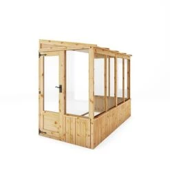 Waltons 8 X 4 Premium Wooden Shiplap Tongue And Groove Lean To Greenhouse -Plants Sales Store 8x4 premium lean to greenhouse maindc SI 004 001 0005
