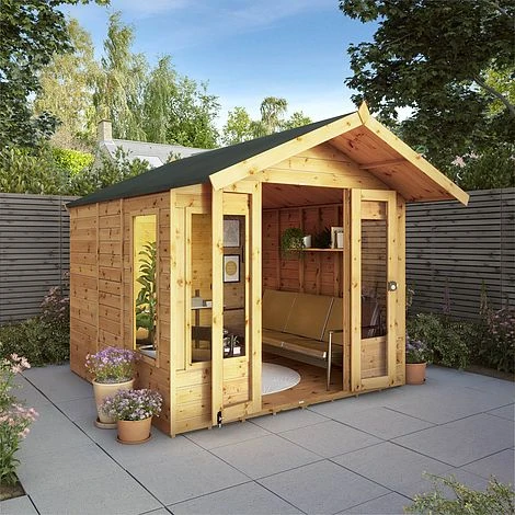 Waltons 8' X 8' Apex Summerhouse 3 Waltons 8' X 8' Apex Summerhouse