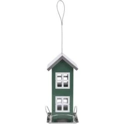 Idooka Fun House Design Bird Feeder - Feeding Station For Seeds -Plants Sales Store BIRDFEEDER.GREEN .Main