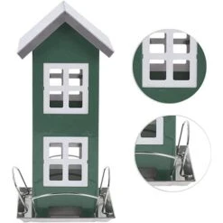 Idooka Fun House Design Bird Feeder - Feeding Station For Seeds -Plants Sales Store BIRDFEEDER.Zoom