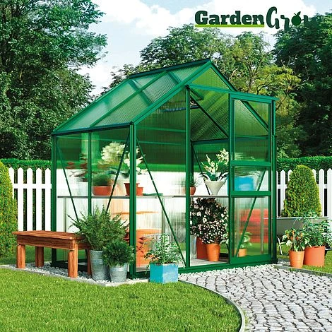Garden Grow Traditional Greenhouse 6.2 X 4.3 X 6.6ft 4 Garden Grow Traditional Greenhouse 6.2 X 4.3 X 6.6ft - Image 2