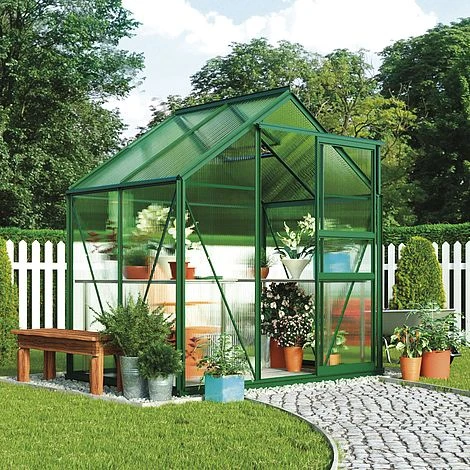 Garden Grow Traditional Greenhouse 6.2 X 4.3 X 6.6ft 3 Garden Grow Traditional Greenhouse 6.2 X 4.3 X 6.6ft