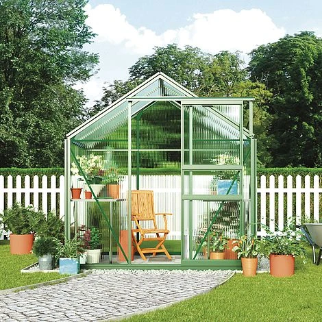Garden Grow Traditional Greenhouse 6.2 X 4.3 X 6.6ft 6 Garden Grow Traditional Greenhouse 6.2 X 4.3 X 6.6ft - Image 4
