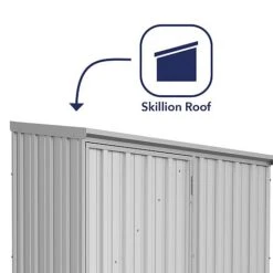 Absco Space Saver 5' X 3' Pent Roof Outdoor Metal Garden Storage Shed - 4 Colours Available -Plants Sales Store ESDXL20MET001 300dpi 2