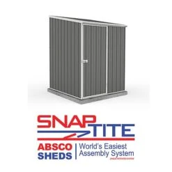 Absco Space Saver 5' X 5' Pent Roof Outdoor Metal Garden Storage Shed - 4 Colours Available -Plants Sales Store ESDXL20MET106 1