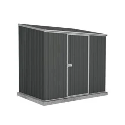 Absco Space Saver 7'5 X 5' Pent Roof Outdoor Metal Garden Storage Shed - 4 Colours Available -Plants Sales Store ESDXL20MET108 White Background 300dpi