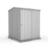 Absco Premier 5' X 5' Reverse Apex Roof Outdoor Metal Garden Storage Shed - 2 Colours Available