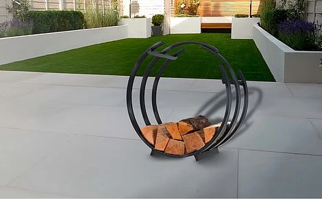 Idooka Wood Basket Log Store Firewood Rack 6 Idooka Wood Basket Log Store Firewood Rack - Image 4