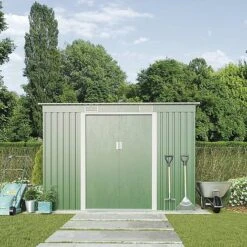 Waltons Pent Metal Shed 6.6 X 3.9ft -Plants Sales Store G0163 7B391924 9C84 B4F9 D7EEFCFB93625F38