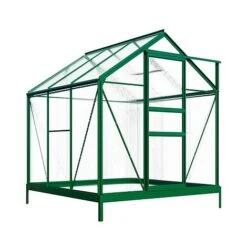 Garden Grow Traditional Greenhouse 6.2 X 6.2 X 6.6ft - Green -Plants Sales Store G0467 3