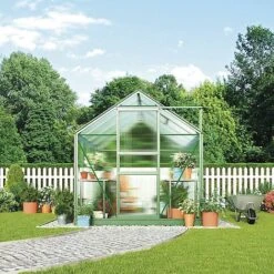 Garden Grow Traditional Greenhouse 6.2 X 8.3 X 6.6ft 20 Garden Grow Traditional Greenhouse 6.2 X 8.3 X 6.6ft -Plants Sales Store G0468 7CC533DB BC2B C6BA 37DE34A53FA01FAB