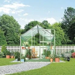 Garden Grow Traditional Greenhouse 6.2 X 8.3 X 6.6ft 24 Garden Grow Traditional Greenhouse 6.2 X 8.3 X 6.6ft -Plants Sales Store G0468 7CC586A0 AF9F ECA2 E1BA8FF00C5DBA06