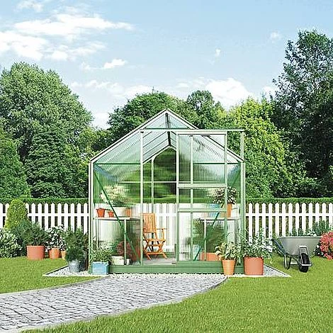 Garden Grow Traditional Greenhouse 6.2 X 8.3 X 6.6ft 12 Garden Grow Traditional Greenhouse 6.2 X 8.3 X 6.6ft - Image 10