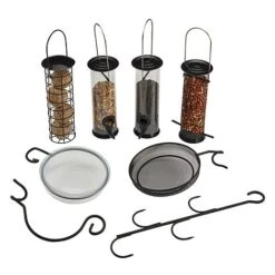 Bird Feeding Station With 4 Bird Feeders 25 Bird Feeding Station With 4 Bird Feeders -Plants Sales Store G1357 CO 2
