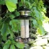 Kingfisher Pewter Effect Lantern Seed Feeder 1 Kingfisher Pewter Effect Lantern Seed Feeder -Plants Sales Store G2417 1