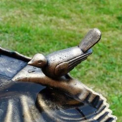 Kingfisher Bronze Effect Plastic Bird Bath -Plants Sales Store G2566 3