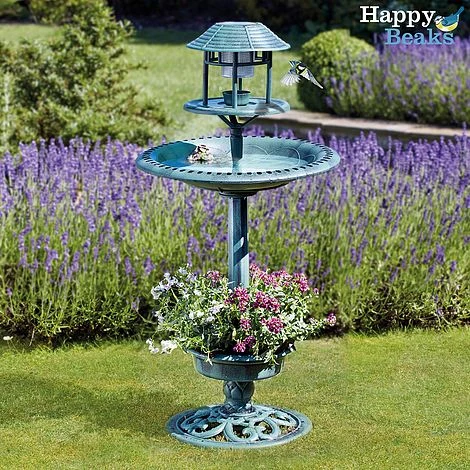 Happy Beaks Bird Hotel With Solar Light 3 Happy Beaks Bird Hotel With Solar Light