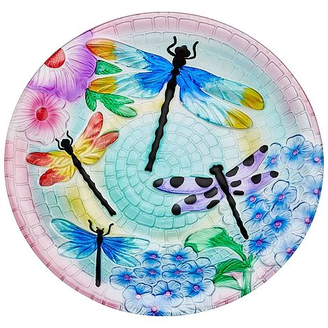 Garden Gear 18-Inch Glass Birdbath With Stand 13 Garden Gear 18-Inch Glass Birdbath With Stand - Image 11