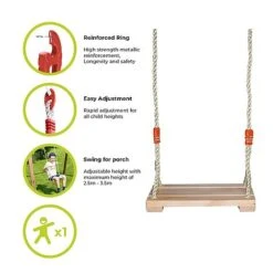 Soulet Wooden Swing Seat -Plants Sales Store Infographics20Images3