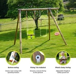Soulet Tiago Wooden Swing Set -Plants Sales Store Infographics20Images5