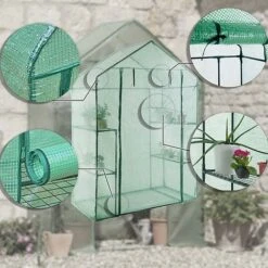 Idooka Pop-Up Plastic Greenhouses -Plants Sales Store Key20Features20